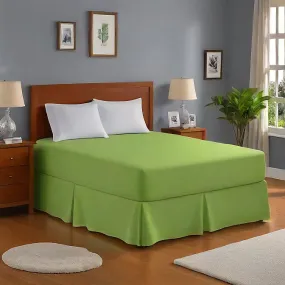 25" Inches Drop Bed Skirt Solid Sage Egyptian Cotton - All Sizes