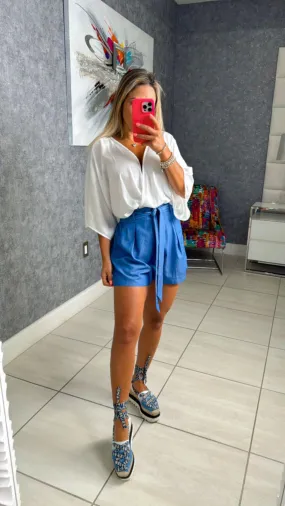 4997 Loose fit denim romper