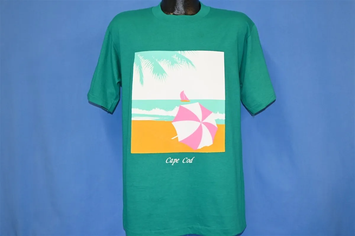 90s Cape Cod Massachusetts Beach Palm Tree t-shirt Large