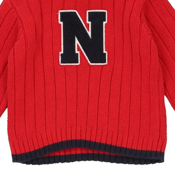 Age 12-24 Months Nautica Jumper - XL Red Cotton