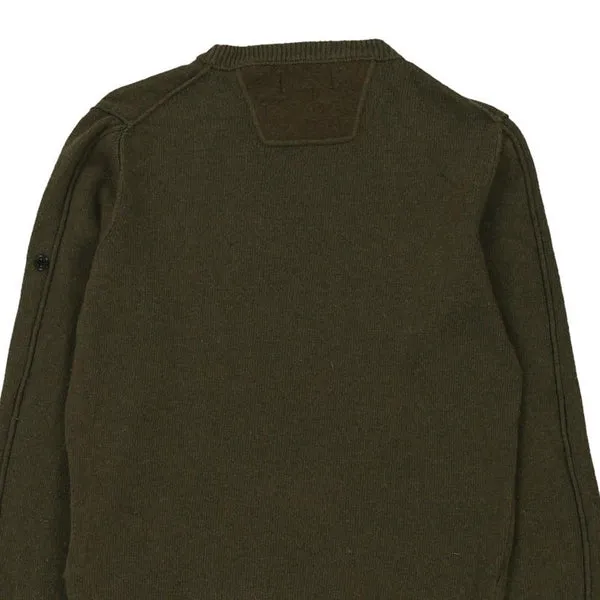 Age 12 Stone Island Jumper - Medium Green Wool Blend