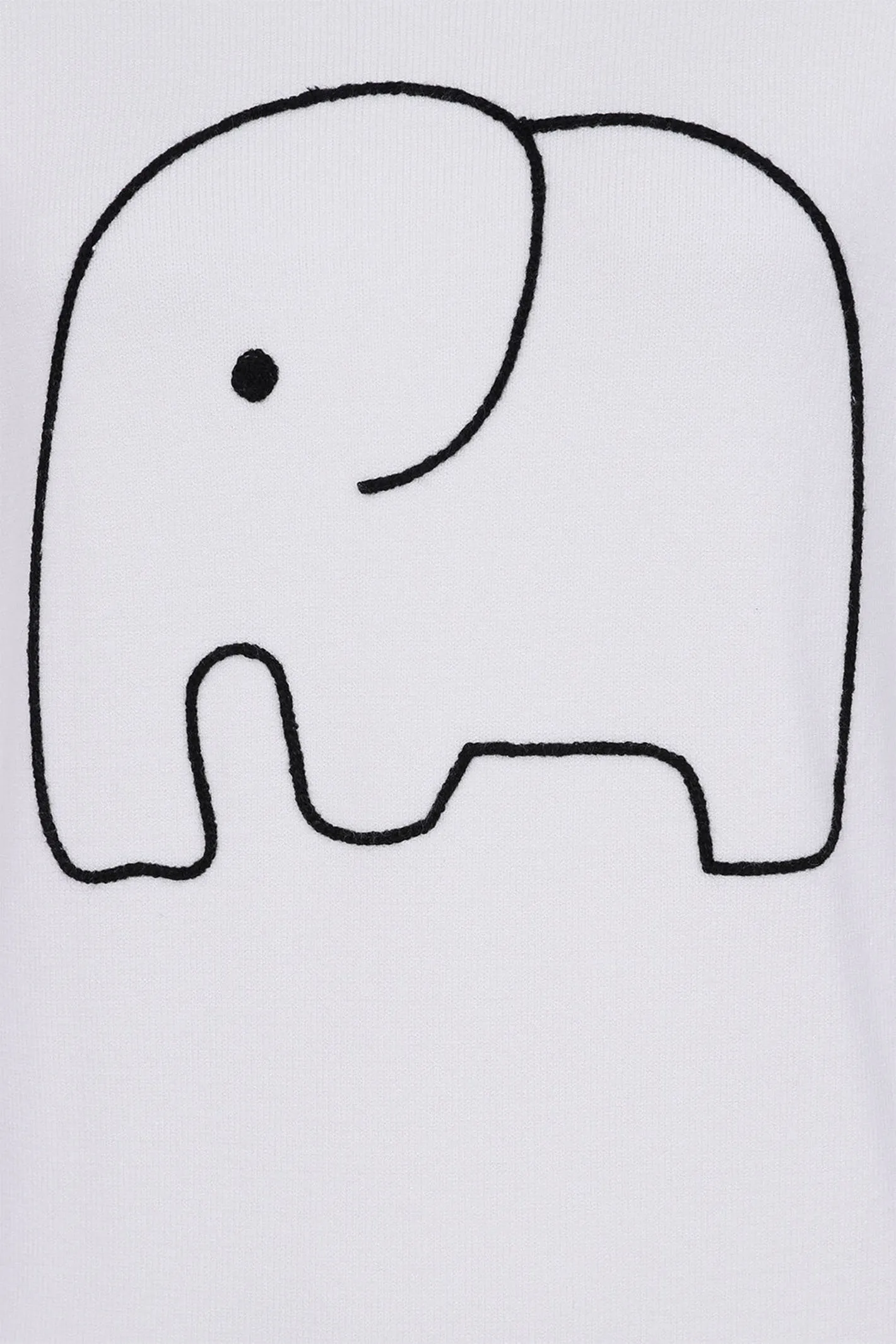 Alice Collins 033A254 Cream Elephant Embroidered Jumper