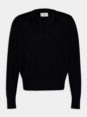 Ami de Coeur Wool Polo Jumper