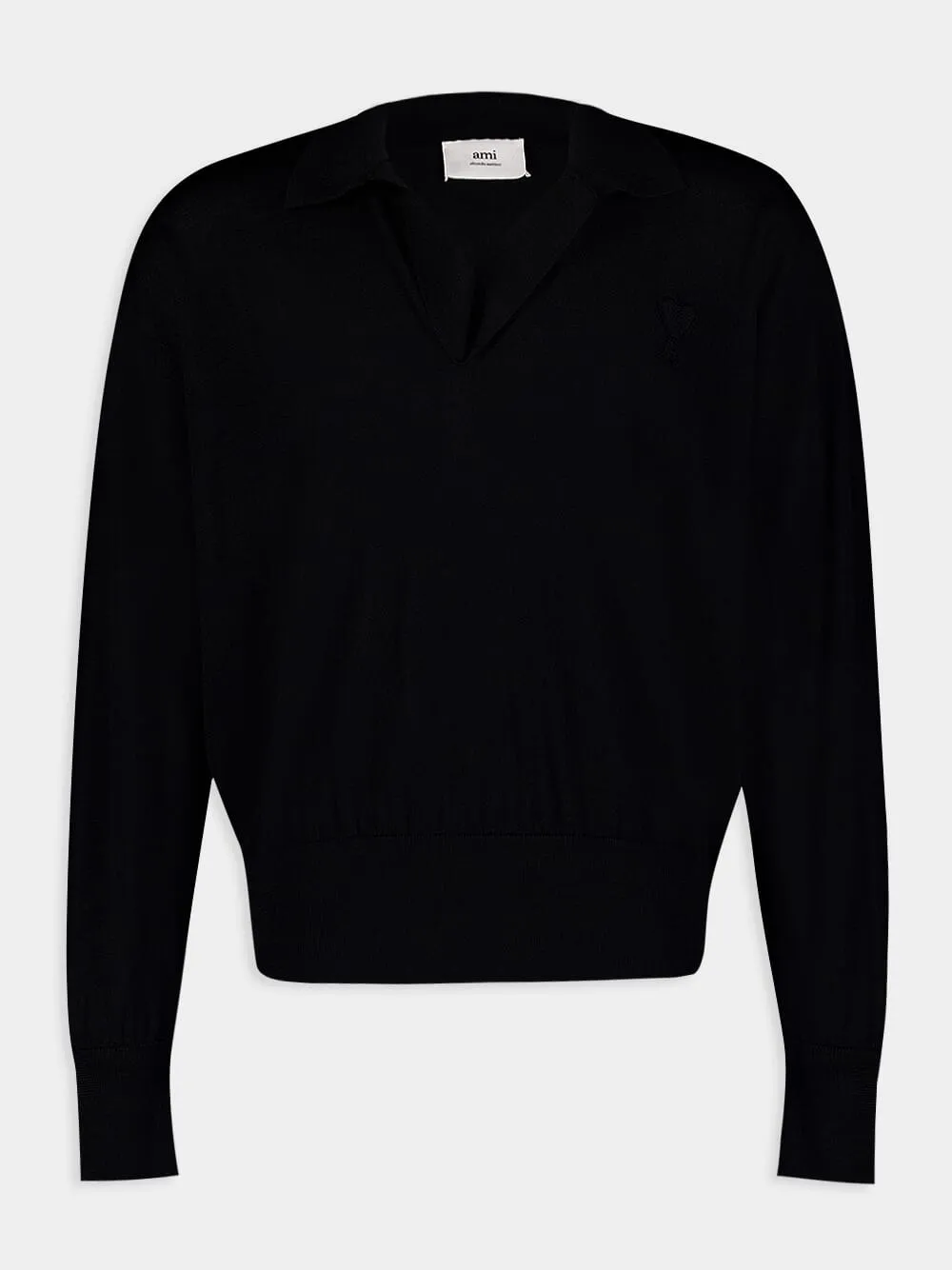Ami de Coeur Wool Polo Jumper