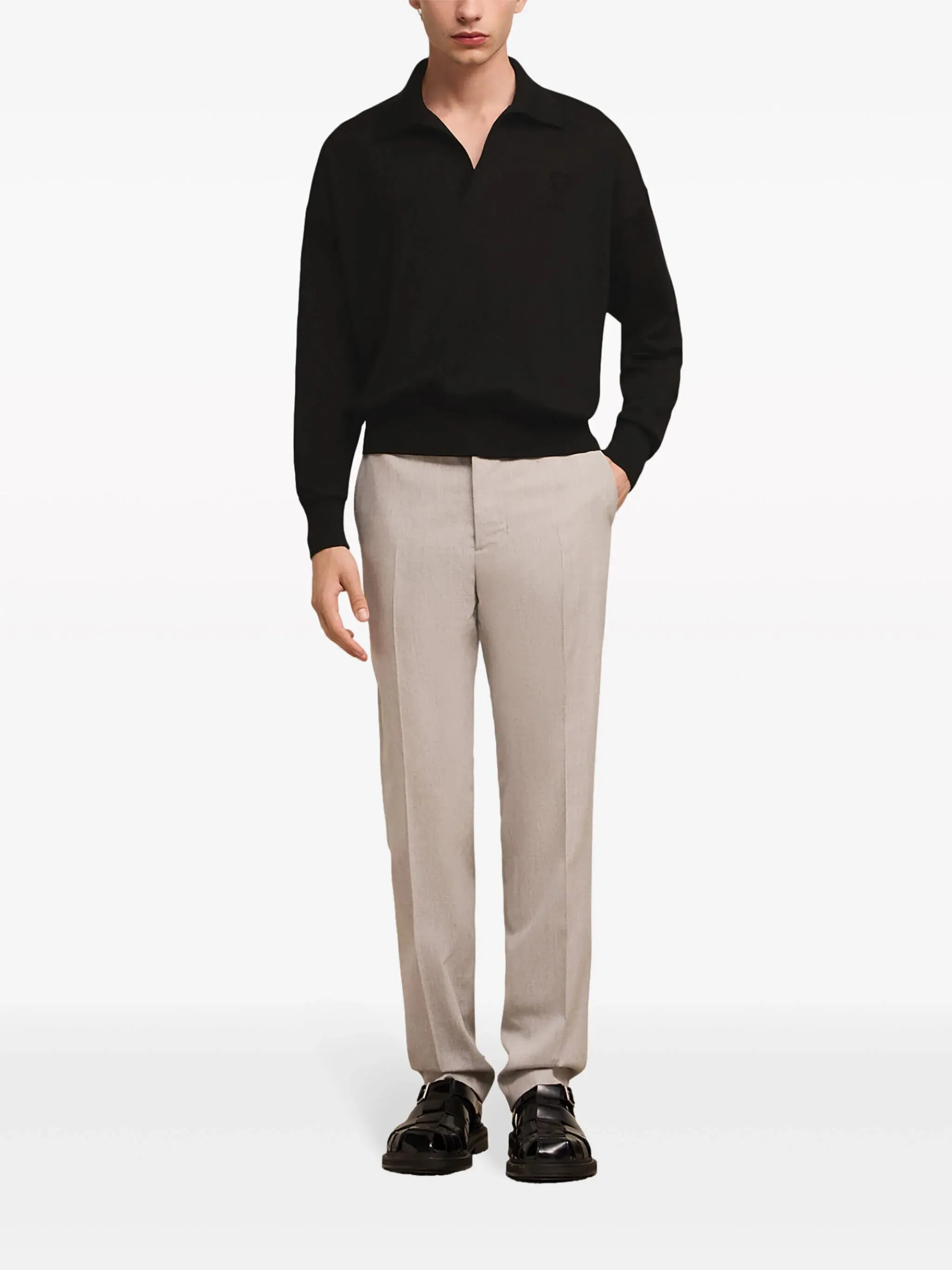 Ami de Coeur Wool Polo Jumper