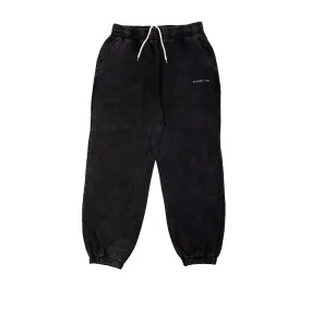 amongst few - Toddler Text Joggers (Washed Black)
