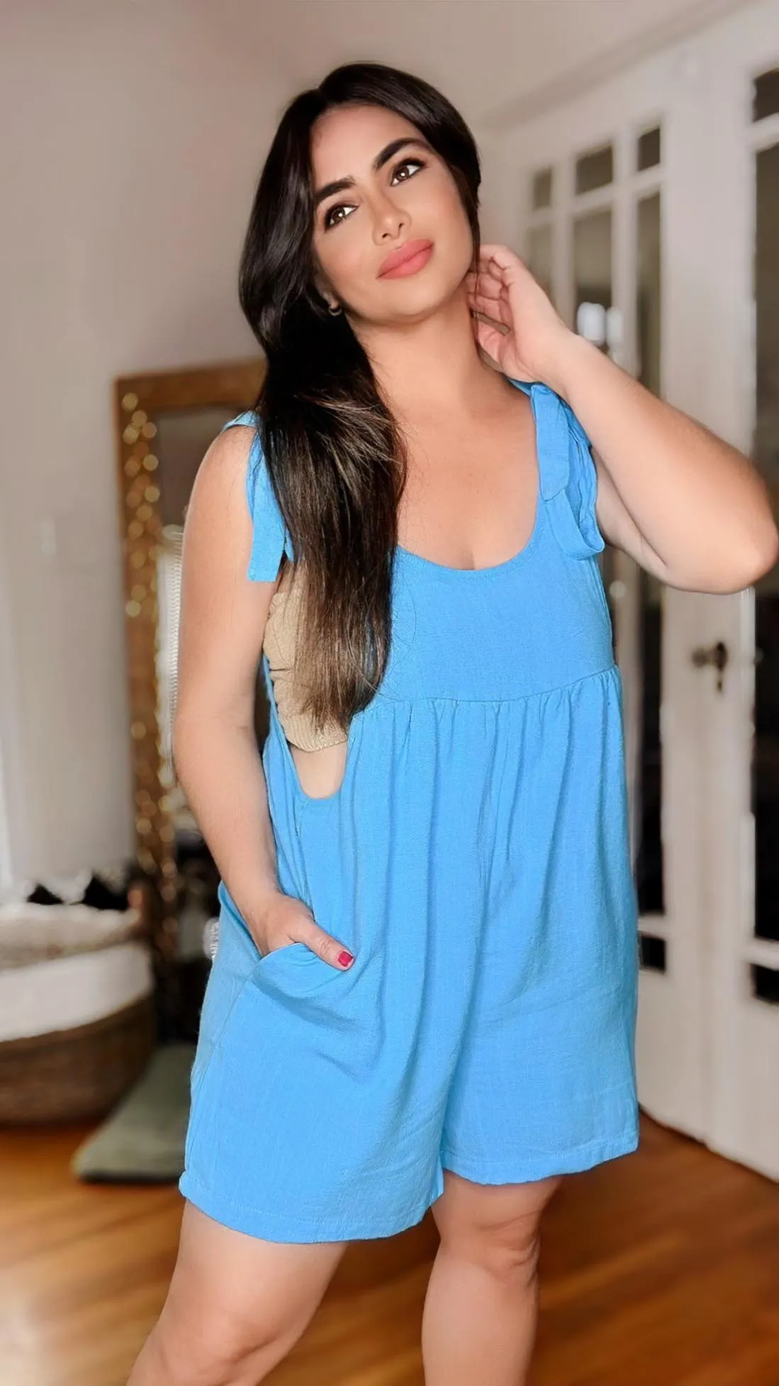 Amore Turquoise Overall