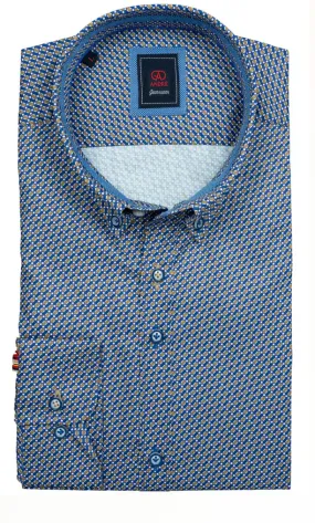 Andre Brian Long Sleeve Casual Shirt - Taupe