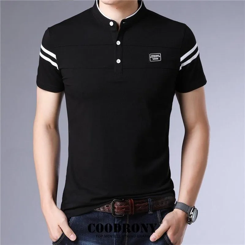 Angelo Ricci™ Brand Summer Short Sleeve Cotton T Shirt