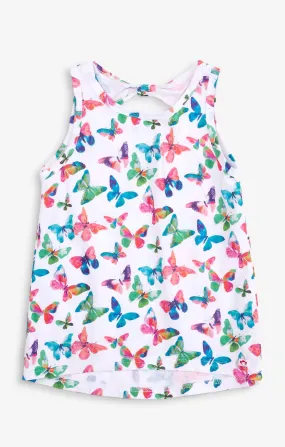 APP Hazel Tank Top in Buuterfly Print