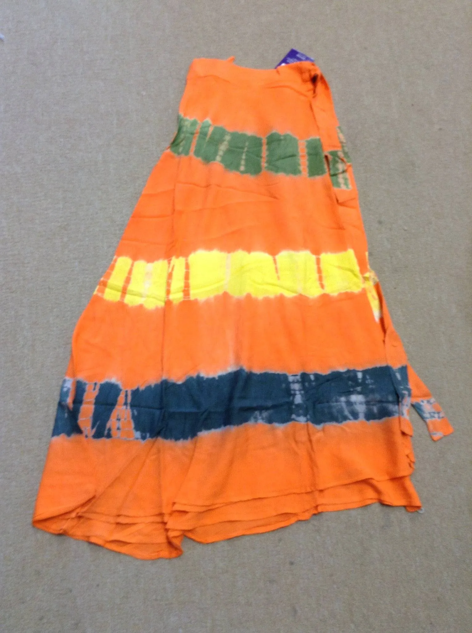 Assorted Long Tie-Dye Wrap Skirts