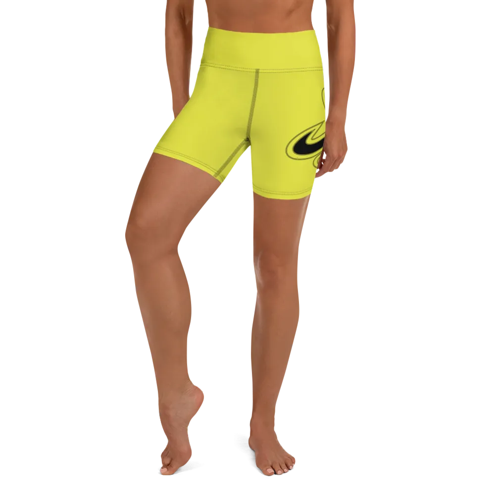 Athletic Apparatus Starship Black logo Yoga Shorts