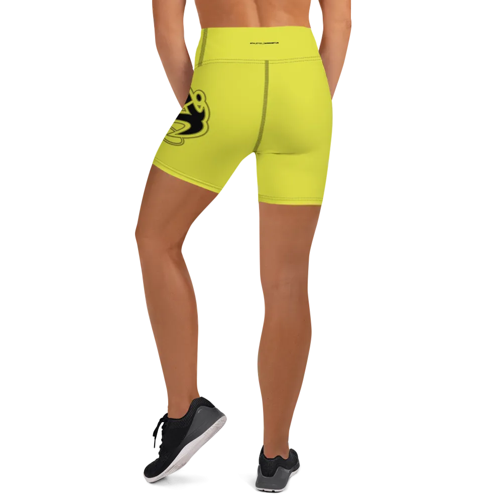 Athletic Apparatus Starship Black logo Yoga Shorts