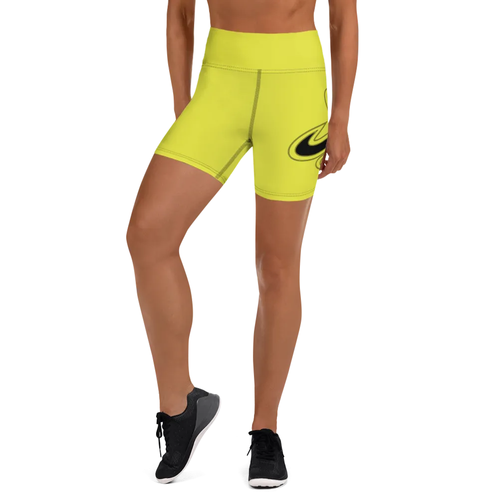 Athletic Apparatus Starship Black logo Yoga Shorts