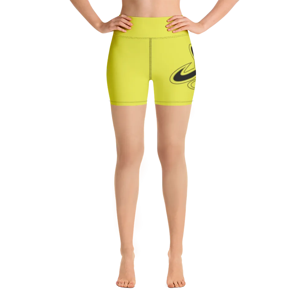 Athletic Apparatus Starship Black logo Yoga Shorts