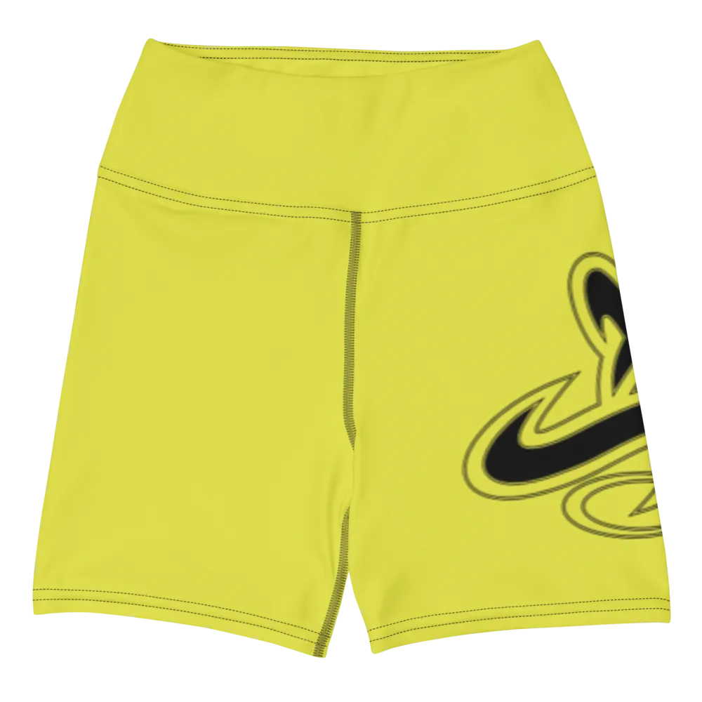 Athletic Apparatus Starship Black logo Yoga Shorts