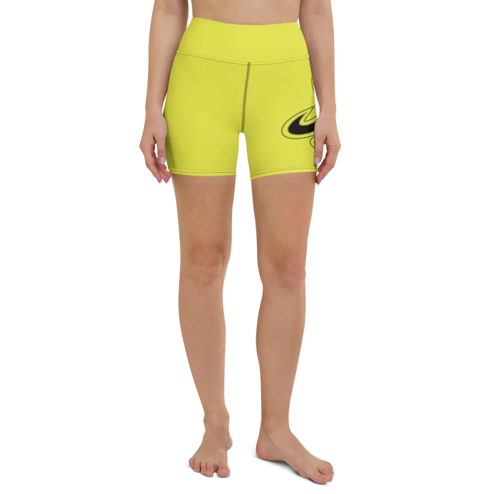 Athletic Apparatus Starship Black logo Yoga Shorts