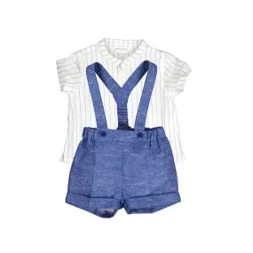 Baby boy overall short set
