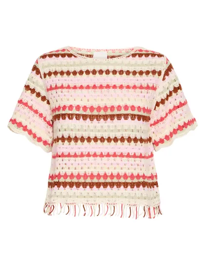 Bandie Crochet Top - Multi Colour