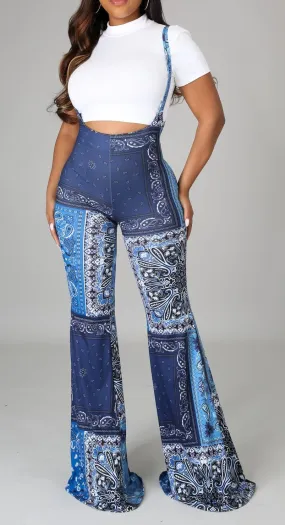 Bell Bottom Overall Set
