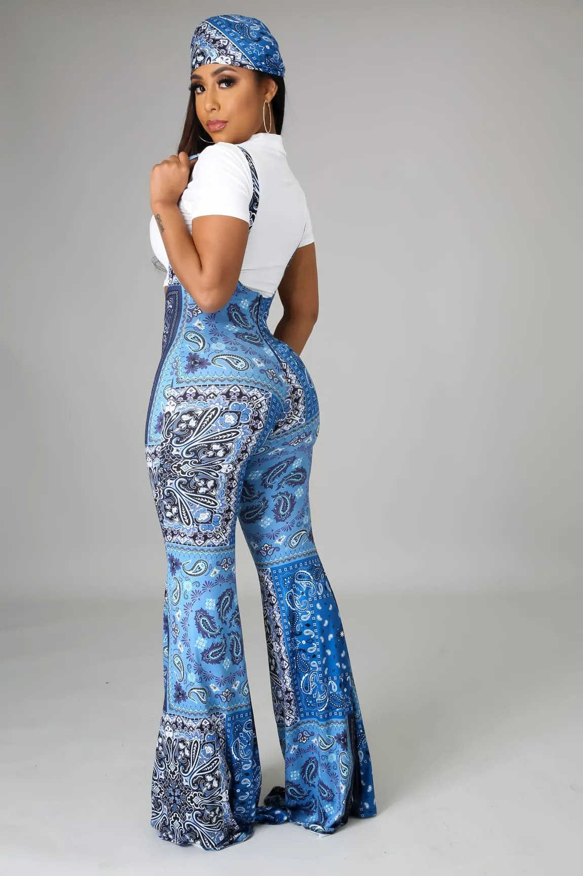 Bell Bottom Overall Set