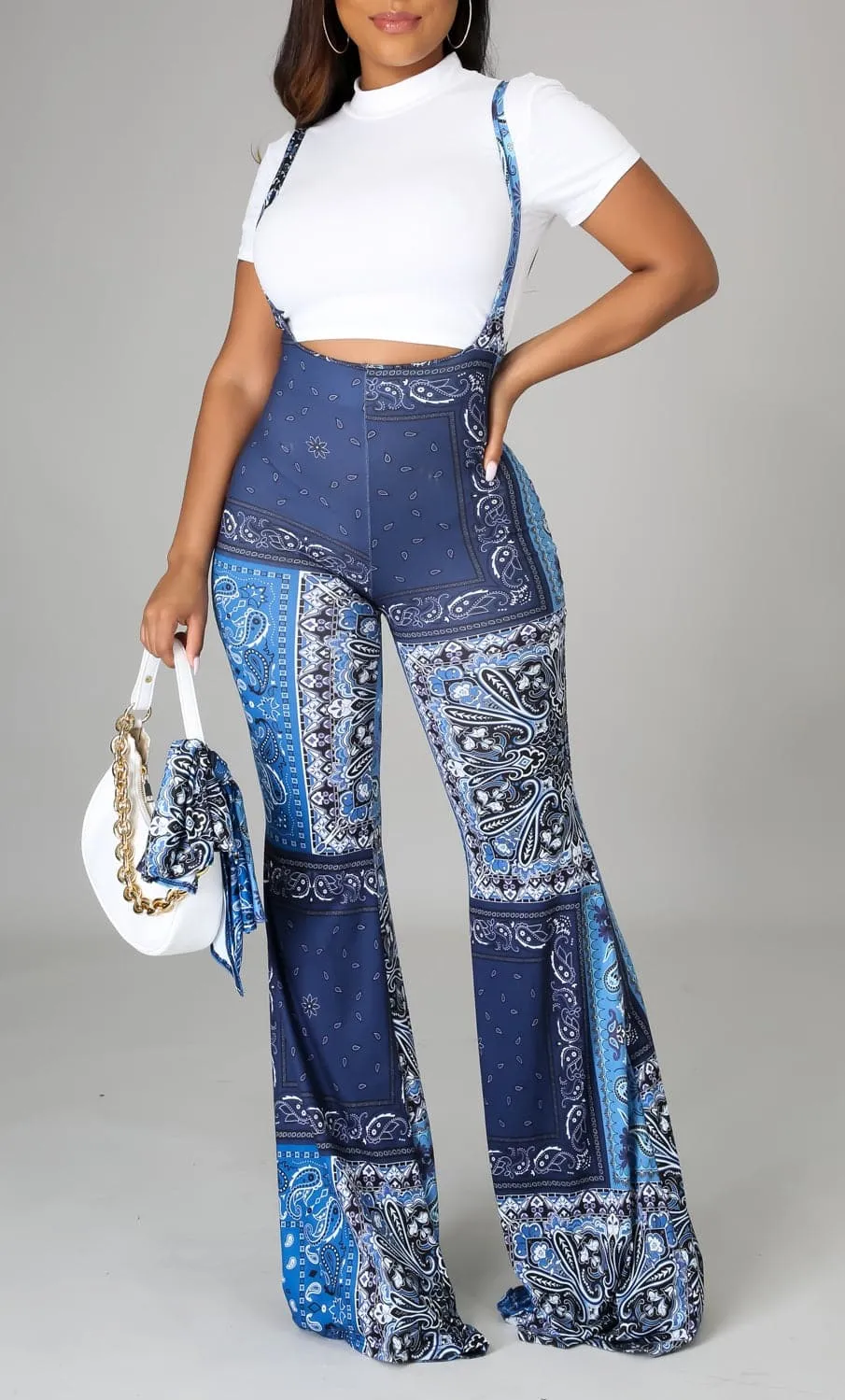 Bell Bottom Overall Set