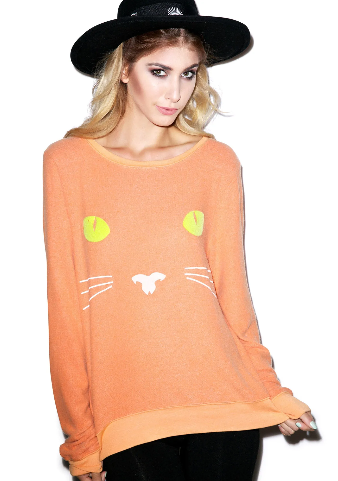 Black Cat Baggy Beach Jumper