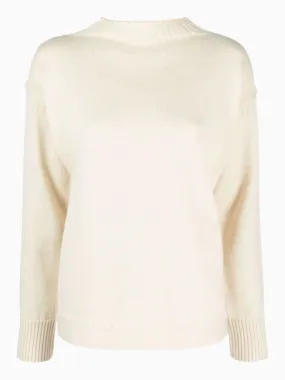 Boat-neck jumper