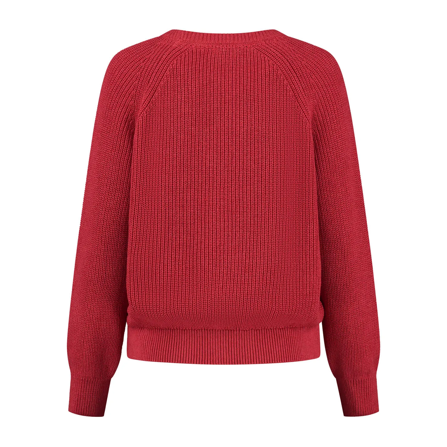 Bobby Knitted Jumper Raspberry Red