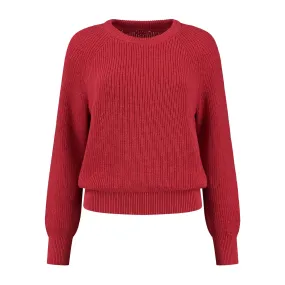 Bobby Knitted Jumper Raspberry Red