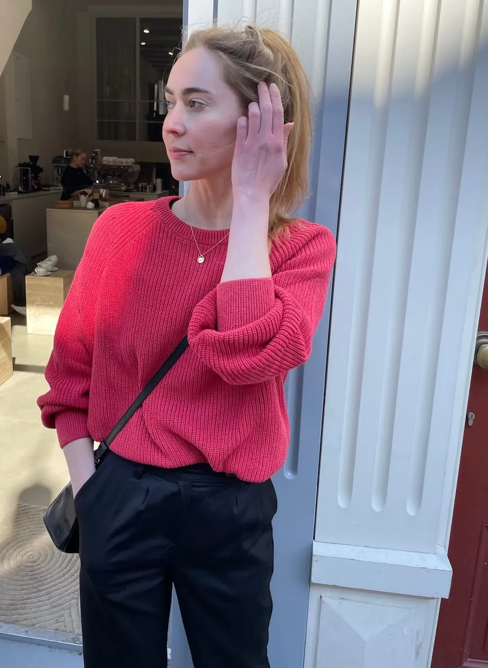 Bobby Knitted Jumper Raspberry Red