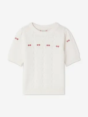 Bonpoint Girls Alphonza Jumper in White