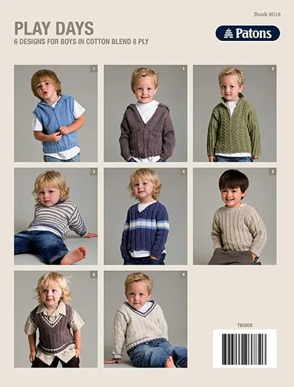 Booklet 8016 - Patons Play Days