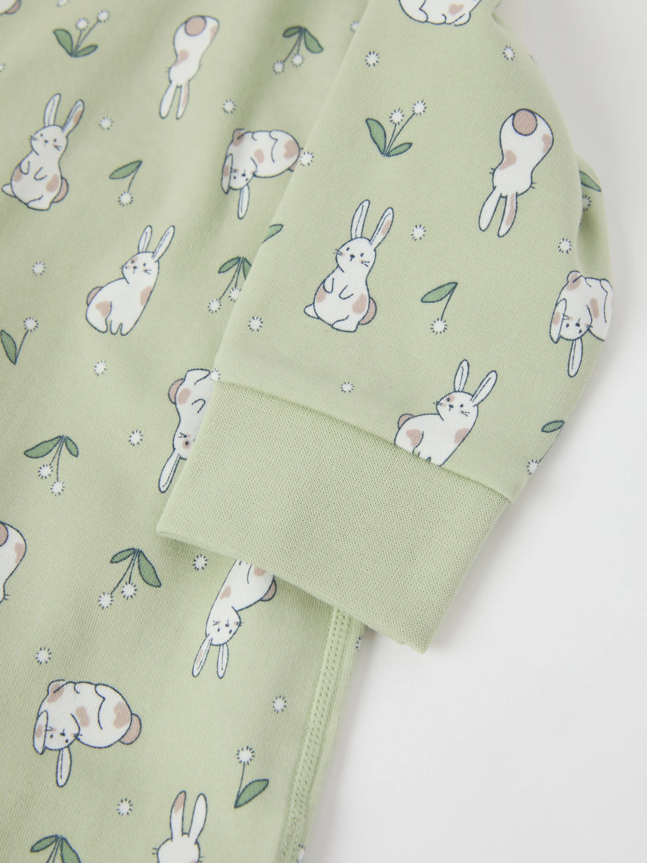 Bunny Print Baby Romper