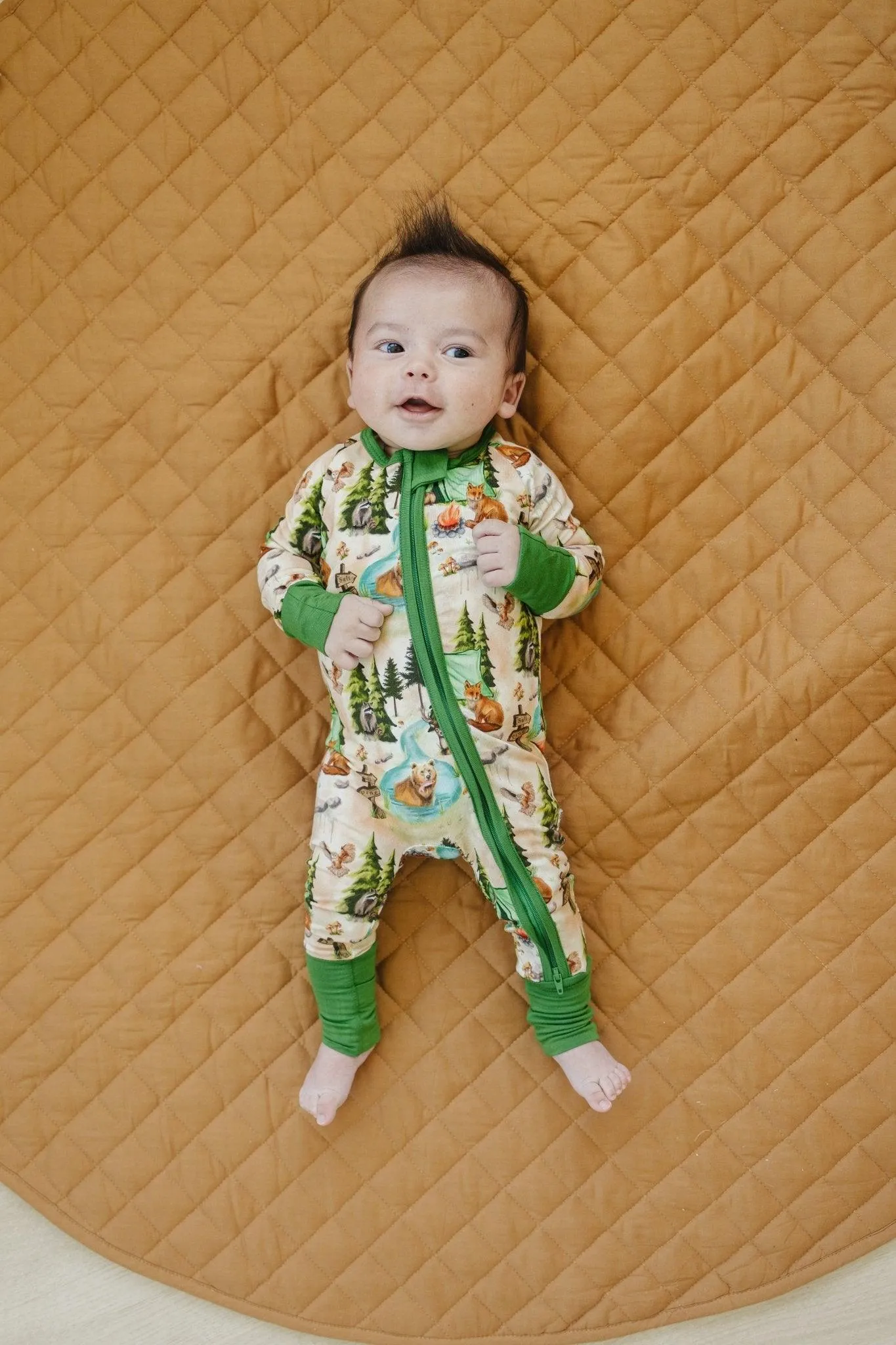 Camping Bamboo Zippy Romper