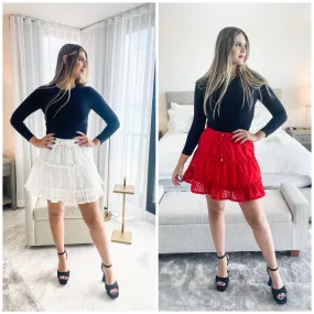 CHECKERED SKIRT