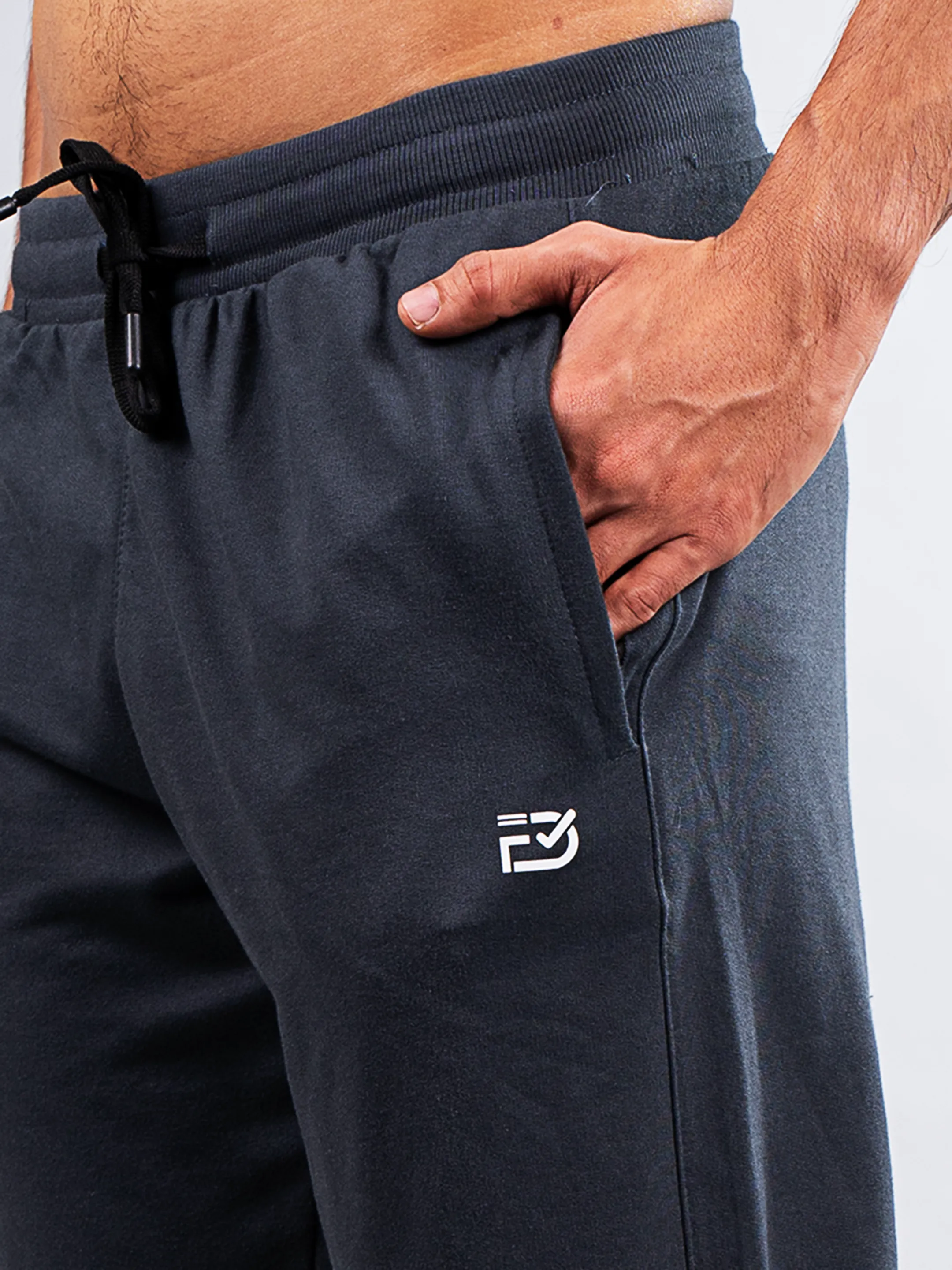Classic Regular Dark Grey Joggers | FabDone