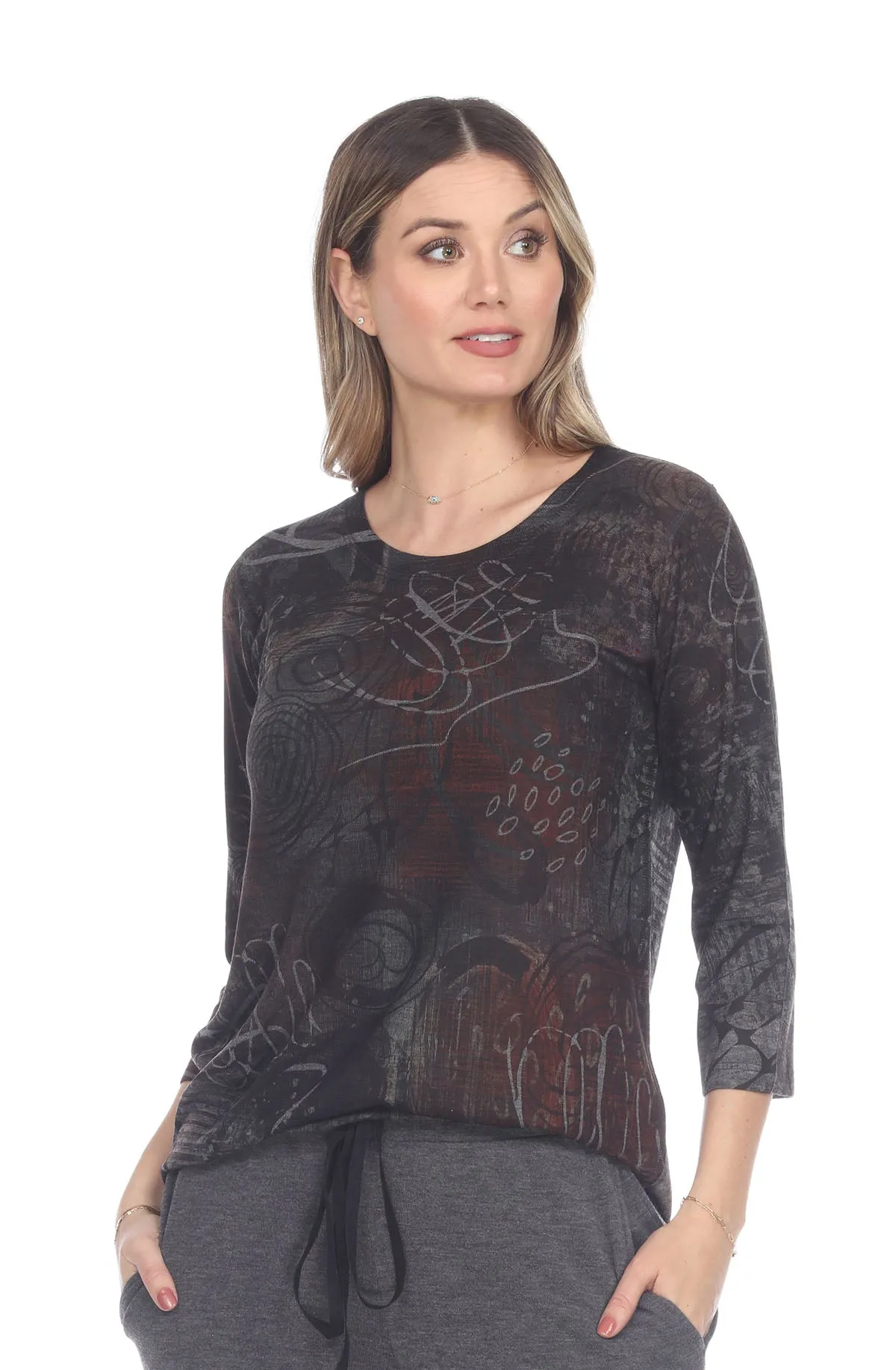 Color Shades Top - INOAH T1137CH-FF66