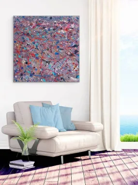 Cotton Candy Venetian Style  (Embellished-Hand Signed by the Artist)