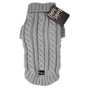 Dan & Sam - Knitted Sweater (Cloud Grey) - 35cm