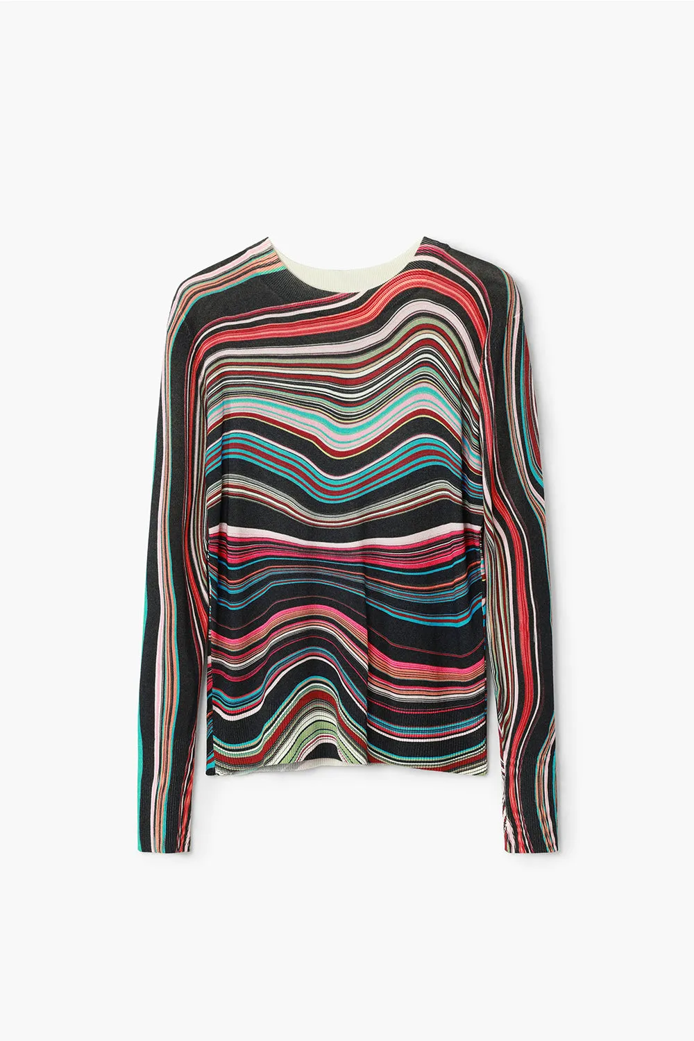 Desigual Wavy Striped Sweater