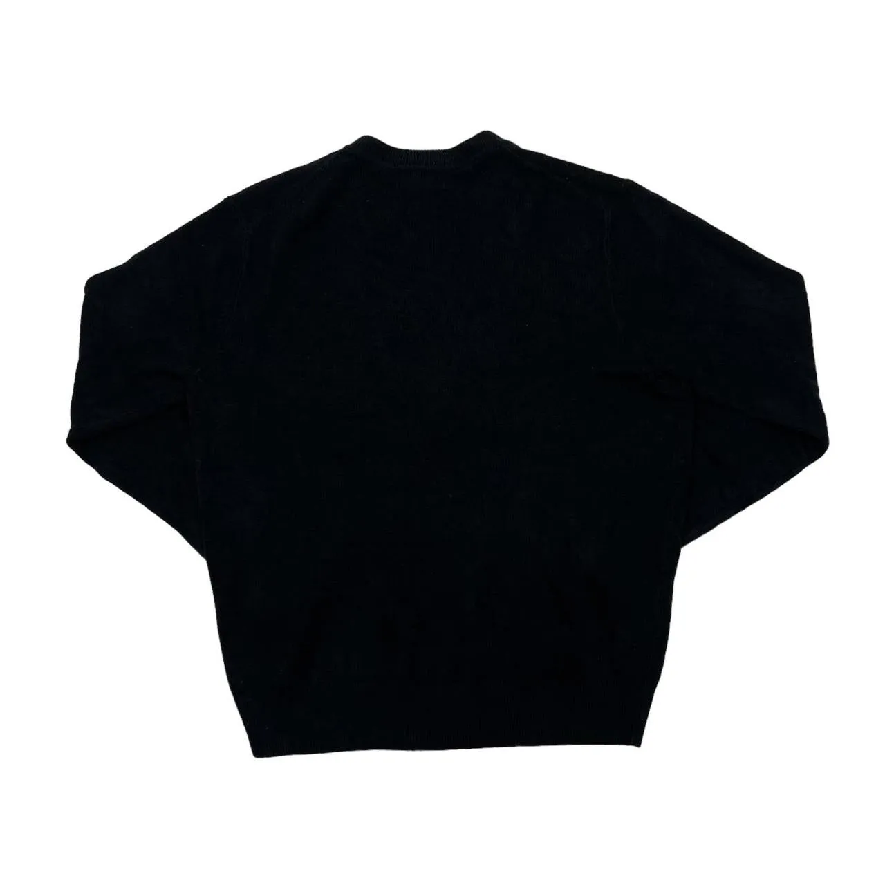 DOCKERS Classic Subtle Argyle Check Acrylic V-Neck Knit Sweater Jumper