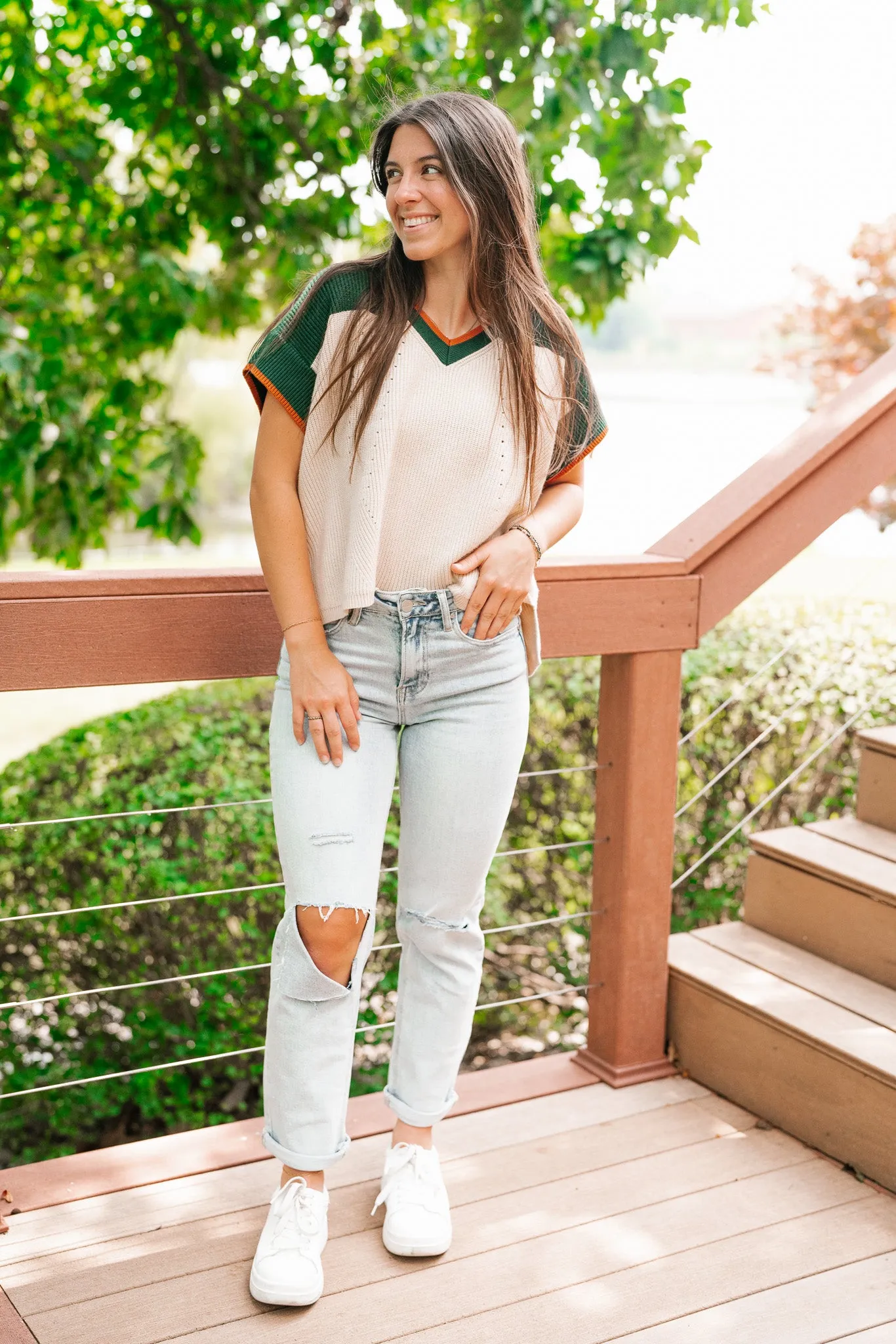 Emerson Colorblock Knit Top