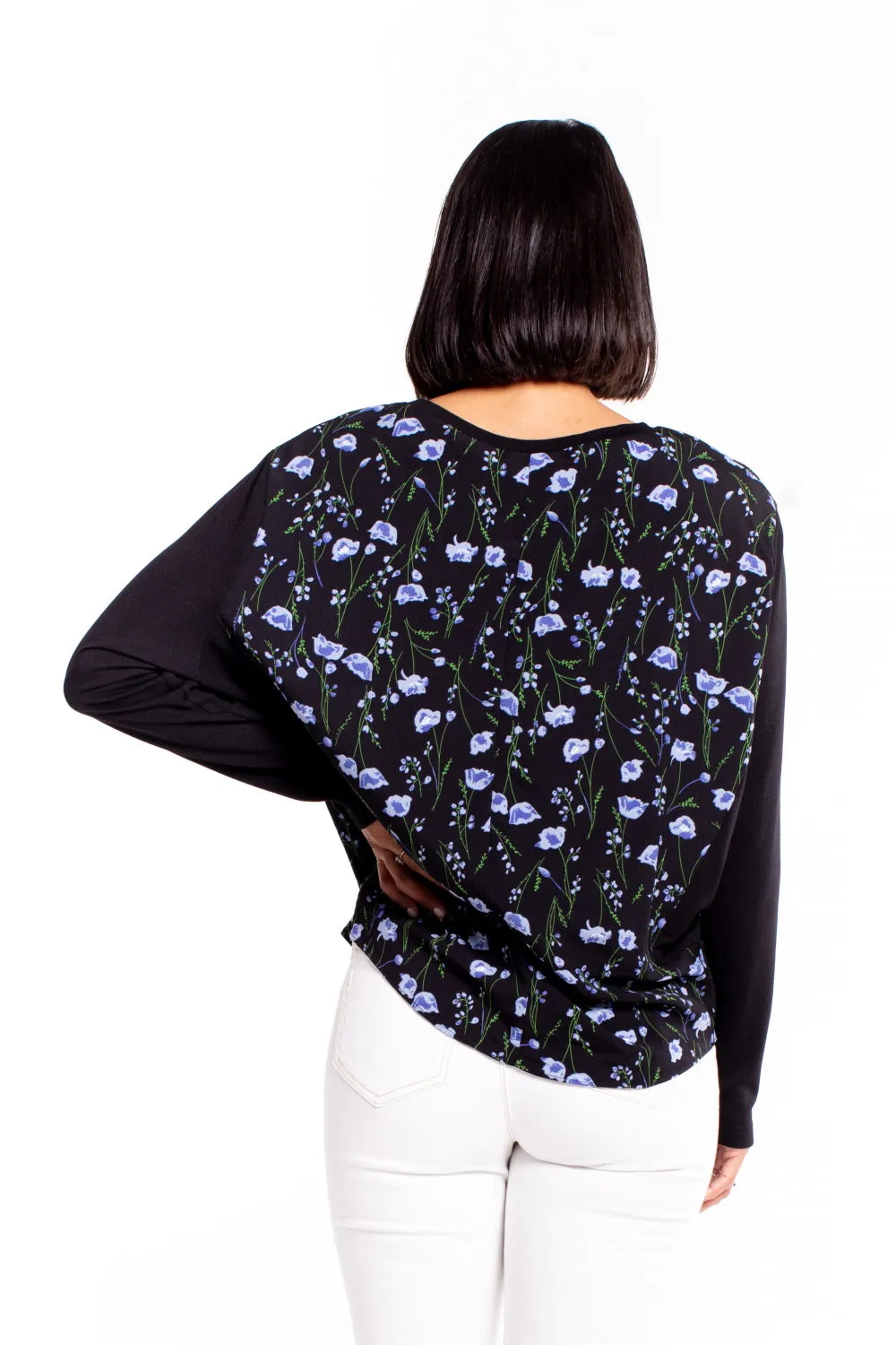 Et Alia Smith Top - Blue Floral
