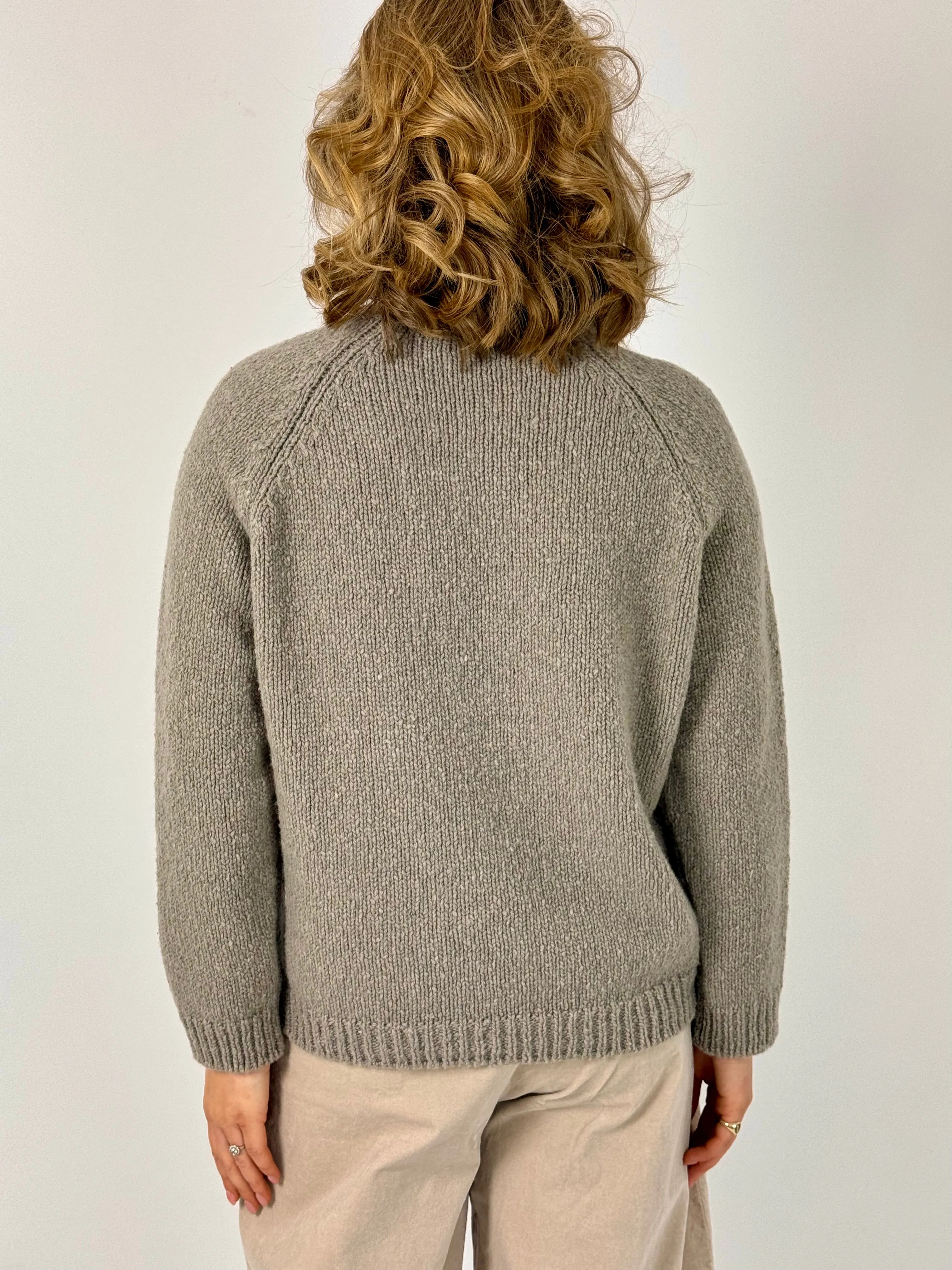 Evam Eva Raglan Jumper Mocha
