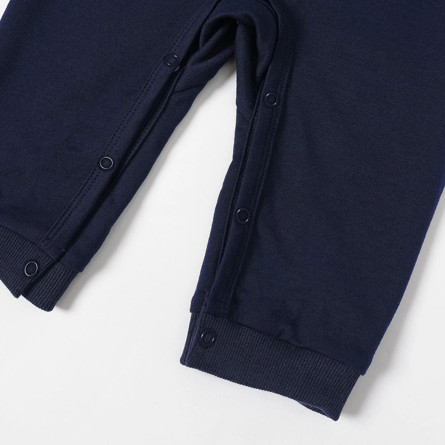 Family Matching Blue Striped Spliced Long-sleeve Hoodies