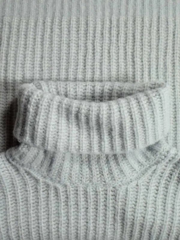 Fisherman ~ Boxy Ribbed Polo Jumper