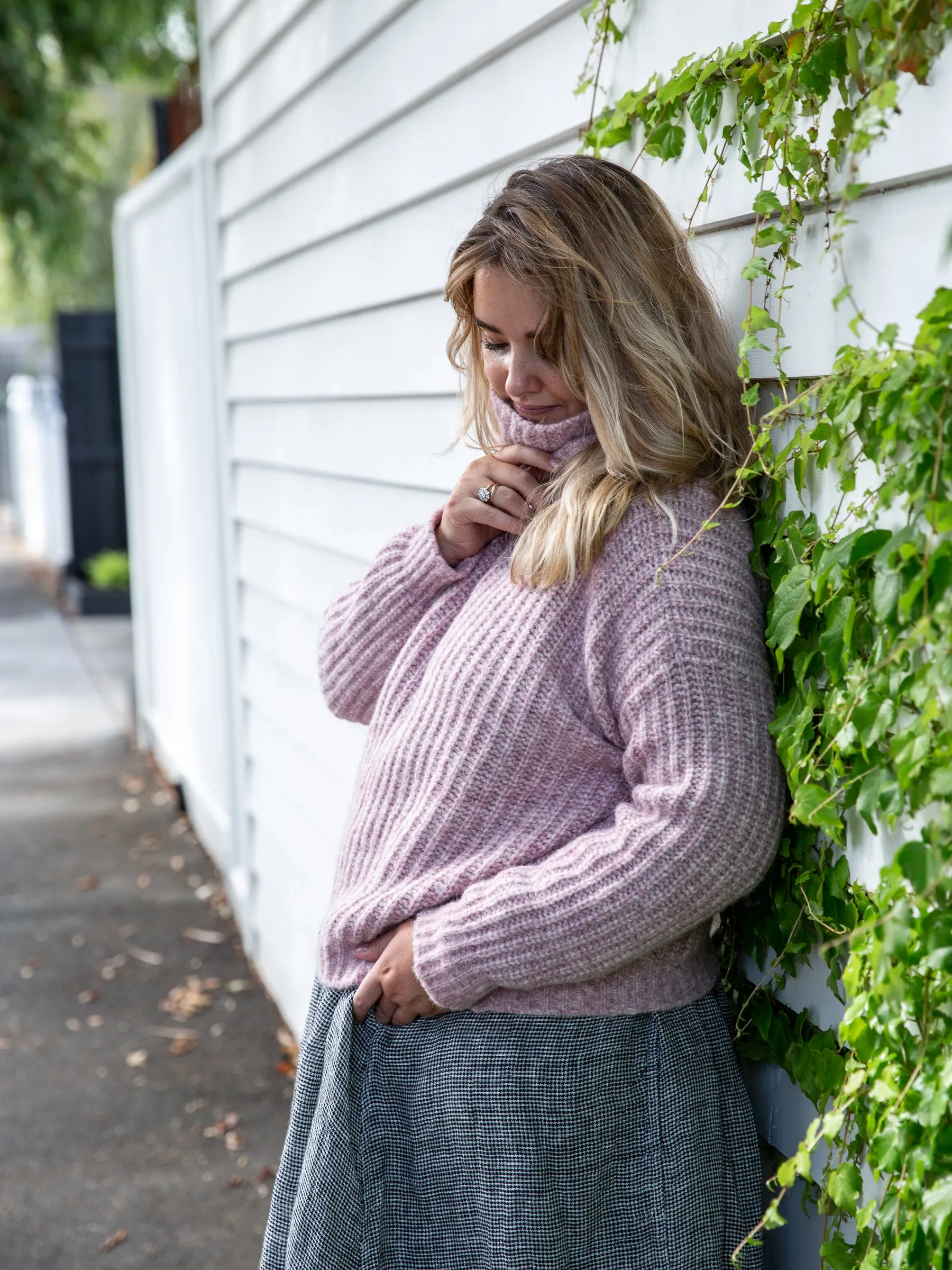 Fisherman ~ Boxy Ribbed Polo Jumper