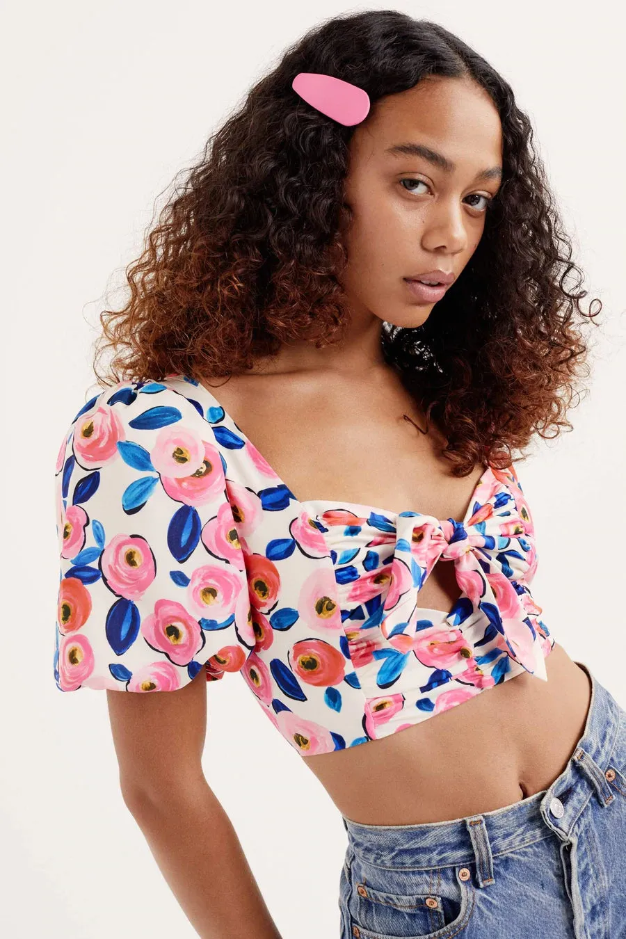 For Love & Lemons Gianna Crop Top