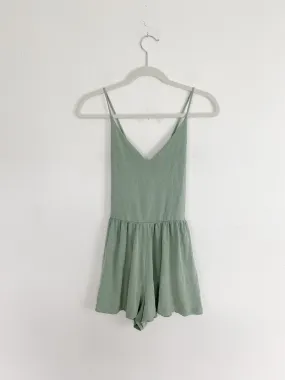 Forever 21 Sage Romper size Small